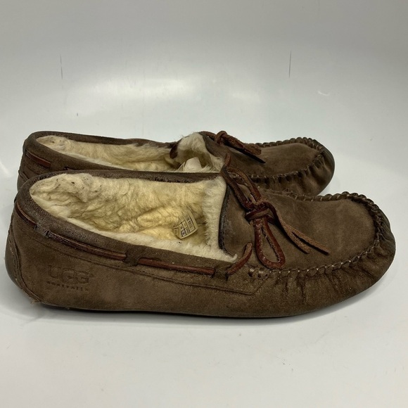 UGG fur lined slippers size 7 - Picture 1 of 6